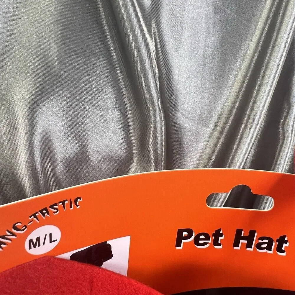 Halloween Pet Costume Hat Dogs Red Lobster Crab Size M / L‎  Adjustable Cute NEW
